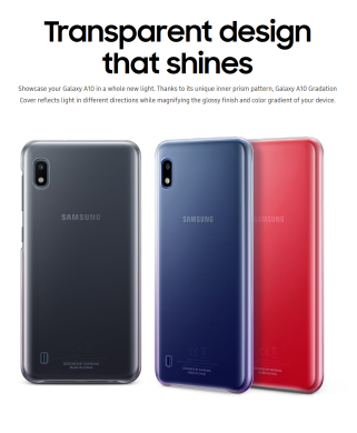 Защитный чехол Gradation Cover для Samsung Galaxy A10 (A105) EF-AA105CPEGRU - Pink