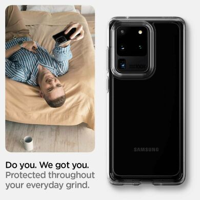 Захисний чохол Spigen (SGP) Ultra Hybrid для Samsung Galaxy S20 Ultra (G988) - Matte Black