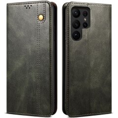 Защитный чехол UniCase Leather Wallet для Samsung Galaxy S24 Ultra - Green