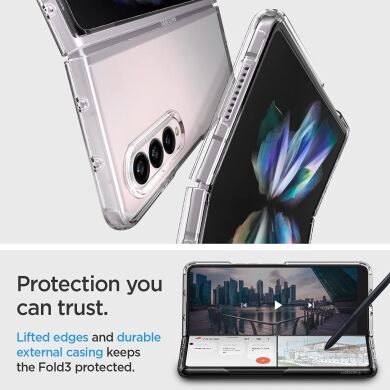 Защитный чехол Spigen (SGP) Ultra Hybrid (FF) для Samsung Galaxy Fold 3 - Crystal Clear