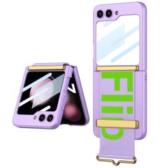 Захисний чохол GKK Strap Cover для Samsung Galaxy Flip 5 - Purple