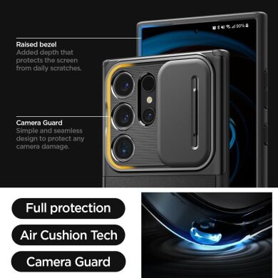 Защитный чехол Spigen (SGP) Optik Armor для Samsung Galaxy S24 Ultra (S928) - Black