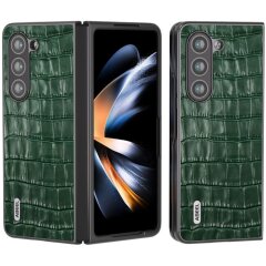 Защитный чехол ABEEL Croco Skin (FF) для Samsung Galaxy Fold 5 - Green