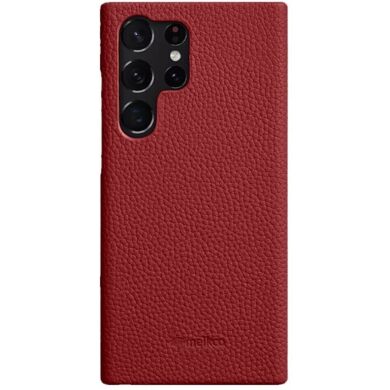 Кожаный чехол MELKCO Leather Case для Samsung Galaxy S23 Ultra (S918) - Red
