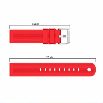 Ремешок UniCase Soft Texture для часов с шириной крепления 20 мм - Red
