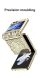 Защитный чехол UniCase Mechanical Legend для Samsung Galaxy Flip 5 - Champagne Gold. Фото 9 из 12
