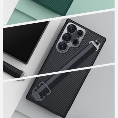Захисний чохол NILLKIN Strap Case для Samsung Galaxy S23 Ultra - Black