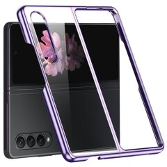 Захисний чохол Deexe Shiny Cover (FF) для Samsung Galaxy Fold 4 - Purple