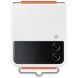 Защитный чехол Silicone Cover with Strap для Samsung Galaxy Flip 4 (EF-GF721TWEGUA) - White. Фото 5 из 7