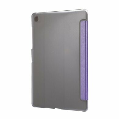 Чехол Deexe Silk Texture для Samsung Galaxy Tab S5e 10.5 (T720/725) - Purple