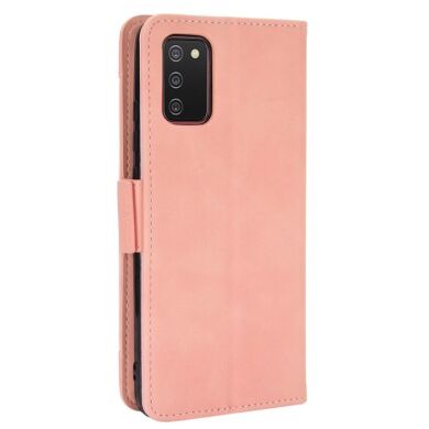 Чехол Deexe Wallet Stand для Samsung Galaxy A02s (A025) - Pink