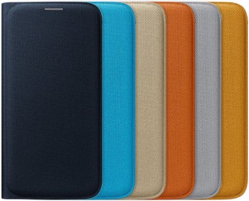 Чехол Flip Wallet Fabric для Samsung S6 (G920) EF-WG920BBEGRU - Orange