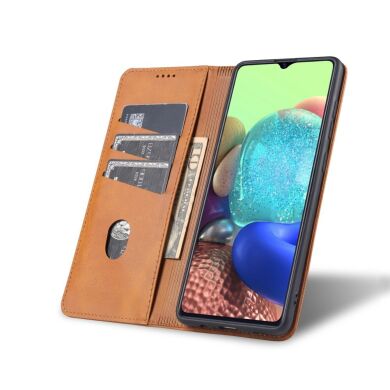 Чехол-книжка AZNS Classic Series для Samsung Galaxy A02s (A025) - Brown