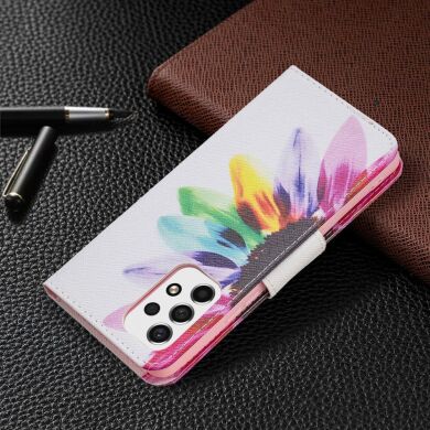 Чехол-книжка Deexe Color Wallet для Samsung Galaxy A53 (A536) - Sunflower