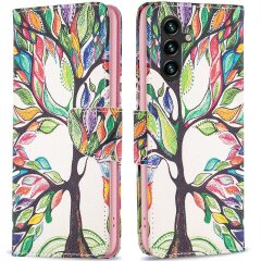 Чохол-книжка Deexe Color Wallet для Samsung Galaxy A55 (A556) - Life Tree