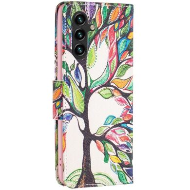 Чехол-книжка Deexe Color Wallet для Samsung Galaxy A55 (A556) - Life Tree