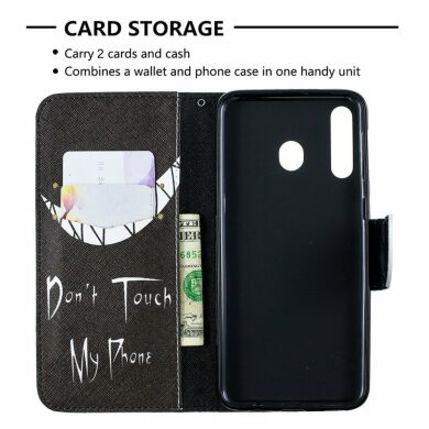 Чехол-книжка Deexe Color Wallet для Samsung Galaxy M30 (M305) / A40s (A407) - Do not Touch My Phone