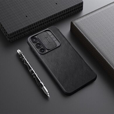 Чехол-книжка NILLKIN Qin Pro для Samsung Galaxy A55 (A556) - Black
