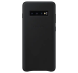 Чехол Leather Cover для Samsung Galaxy S10 Plus (G975) EF-VG975LBEGRU - Black. Фото 1 из 4