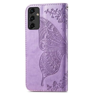 Чехол UniCase Butterfly Pattern для Samsung Galaxy A14 (А145) - Light Purple