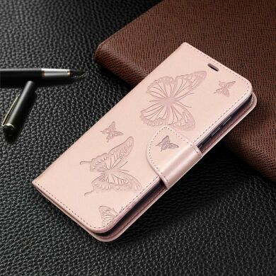 Чехол UniCase Butterfly Pattern для Samsung Galaxy A31 (A315) - Rose Gold