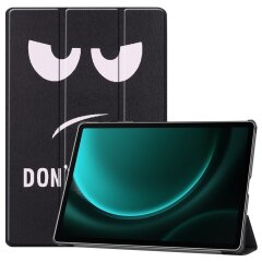 Чохол Deexe Life Style для Samsung Galaxy Tab S9 FE Plus (X610/616) - Don't Touch Me