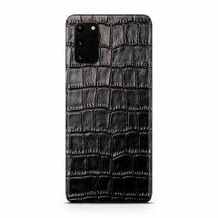 Шкіряна наклейка Glueskin для Samsung Galaxy S20 (G980) - Black Croco