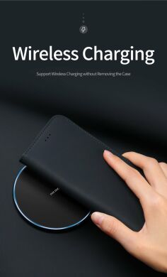 Кожаный чехол DUX DUCIS Wish Series для Samsung Galaxy S20 Plus (G985) - Black