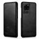 Кожаный чехол ICARER Slim Flip для Samsung Galaxy S20 Ultra (G988) - Black. Фото 2 из 13