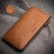 Кожаный чехол-портмоне QIALINO Modern Wallet для смартфонов - Brown. Фото 2 из 11