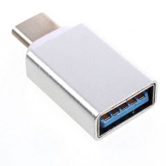 OTG-адаптер Deexe MiniConnect Type-C to USB - silver