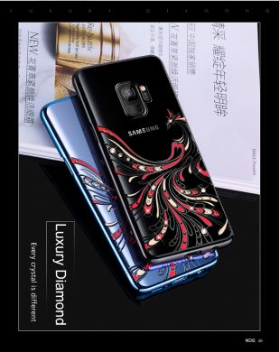 Пластиковый чехол KINGXBAR Diamond Series для Samsung Galaxy S9 (G960) - Heart Pattern