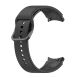 Ремешок Deexe Silicone Watchband для Samsung Galaxy Watch 4 Classic / Watch 4 - Black. Фото 2 из 10