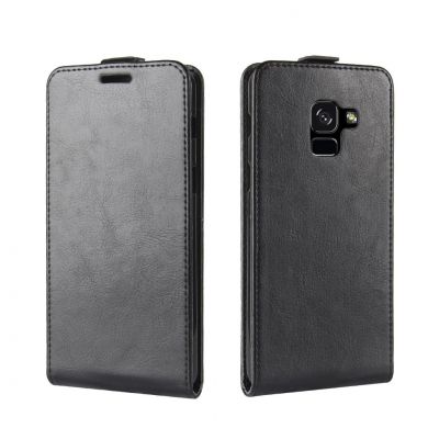 Чехол-книжка Deexe Flip Case для Samsung Galaxy A8 2018 (A530) - Black