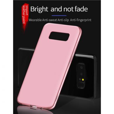 Силиконовый (TPU) чехол X-LEVEL Matte для Samsung Galaxy Note 8 (N950) - Wine Red