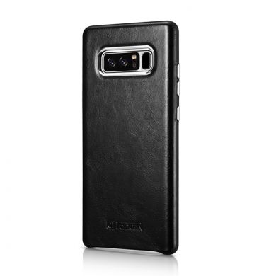 Кожаный чехол ICARER Glossy Cover для Samsung Galaxy Note 8 (N950) - Black