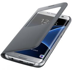 Чохол S View Cover для Samsung Galaxy S7 edge (G935) EF-CG935PSEGRU - Silver