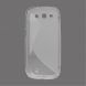 Силиконовая накладка Deexe S Line для Samsung Galaxy S3 (i9300) - Transparent. Фото 3 из 4