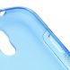 Силиконовая накладка Deexe S Line для Samsung Galaxy S4 (i9500) - Blue. Фото 3 из 7