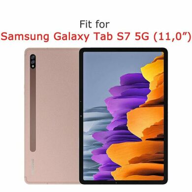 Силиконовый чехол Deexe Silicone Fit для Samsung Galaxy Tab S7 (T870/875) / S8 (T700/706) - Transparent