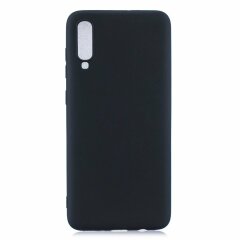 Силиконовый (TPU) чехол Deexe Matte Case для Samsung Galaxy A70 (A705) - Black
