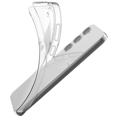 Силиконовый (TPU) чехол Deexe UltraThin для Samsung Galaxy S23 - Transparent