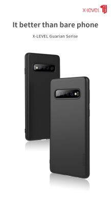 Силиконовый (TPU) чехол X-LEVEL Matte для Samsung Galaxy S10 (G973) - Black