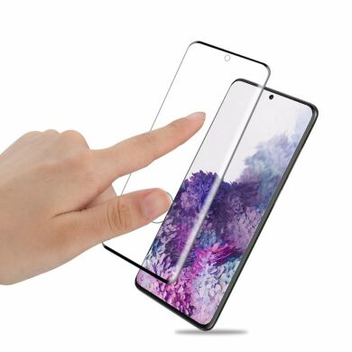 Защитное стекло AMORUS Full Glue Tempered Glass для Samsung Galaxy S20 Plus (G985) - Black