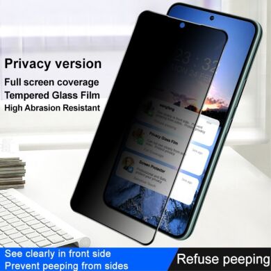 Защитное стекло IMAK Privacy 9H Protect для Samsung Galaxy S22 (S901) / Galaxy S23 (S911) - Black