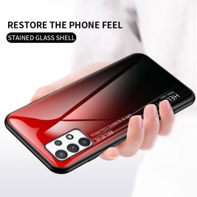 Защитный чехол Deexe Gradient Color для Samsung Galaxy A33 (A336) - Black / Red