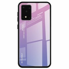 Защитный чехол Deexe Gradient Color для Samsung Galaxy S20 (G980) - Pink / Purple