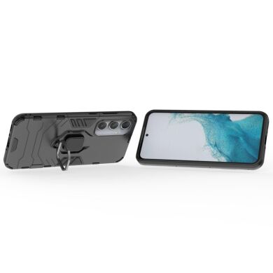Защитный чехол Deexe Hybrid Case для Samsung Galaxy A35 (A356) - Black