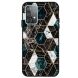 Защитный чехол Deexe Marble Series для Samsung Galaxy A52 (A525) / A52s (A528) - Blue / Brown / White. Фото 1 из 2