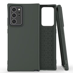 Защитный чехол Deexe Soft Cover для Samsung Galaxy Note 20 Ultra (N985) - Dark Green